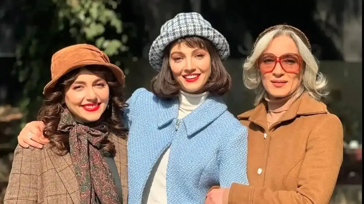 عکس جدید و دیده نشده از نازنین بیاتی در پشت صحنه سریال «تاسیان»