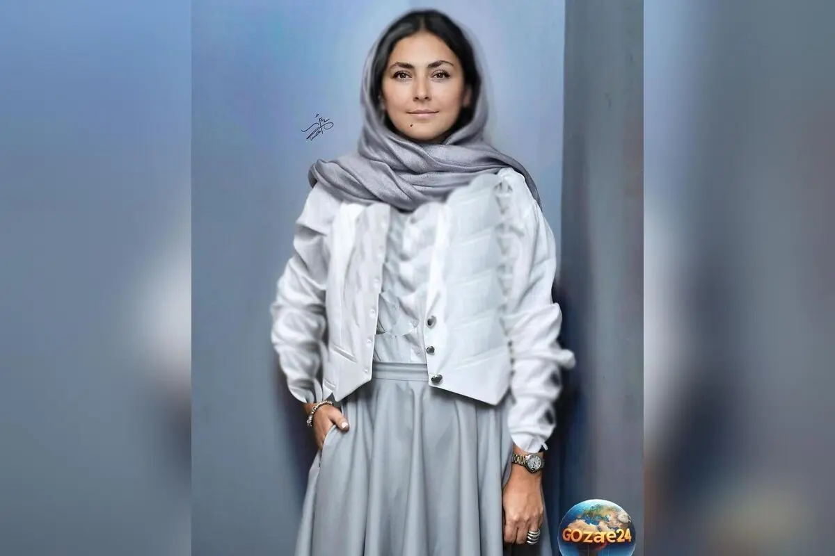 استایل مینیمال سفید و طوسی هدی زین العابدین در جشنواره فیلم و عکس با انرژی و جذابیت فوق‌العاده