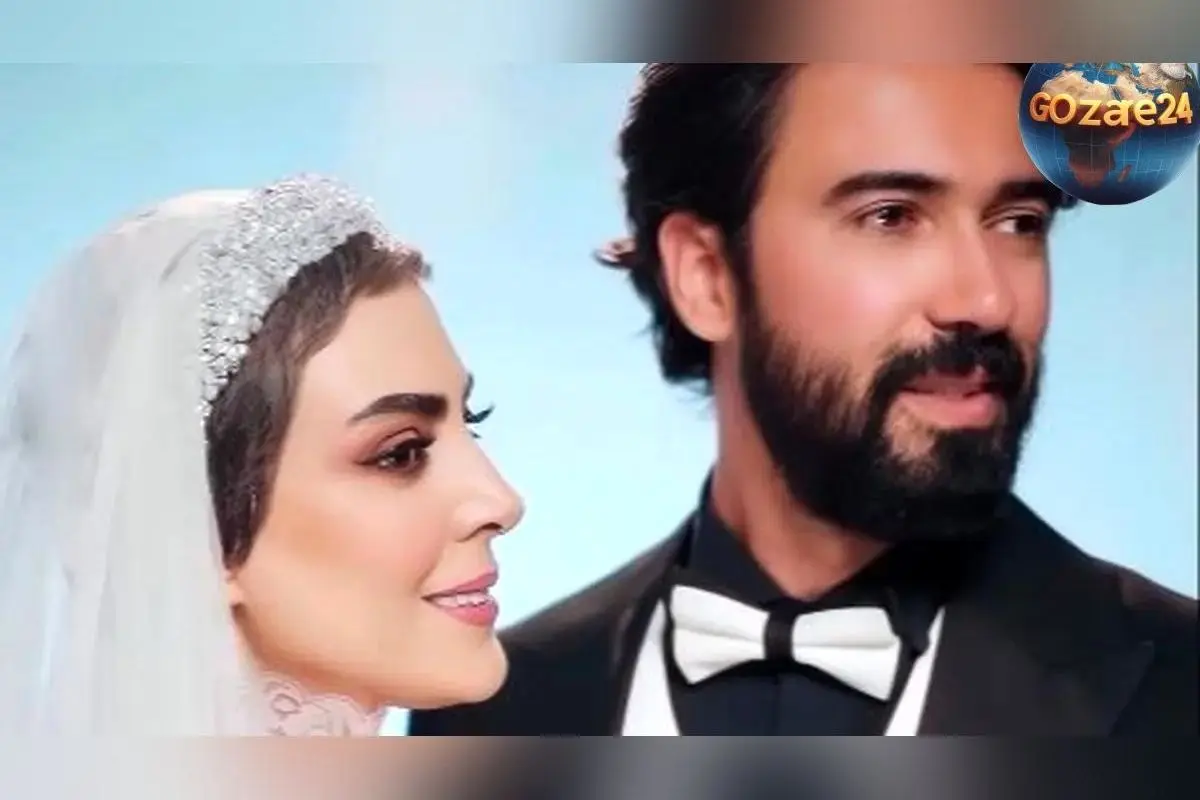 تصاویر لوکس و دیدنی از جشن عروسی نیلوفر شهیدی و امید همتی فراز با دسته گل‌های رز و جواهرات ظریف