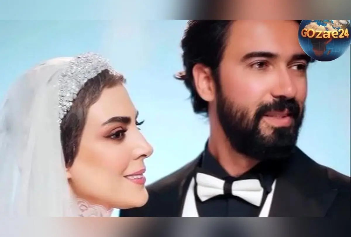 تصاویر لوکس و دیدنی از جشن عروسی نیلوفر شهیدی و امید همتی فراز با دسته گل‌های رز و جواهرات ظریف