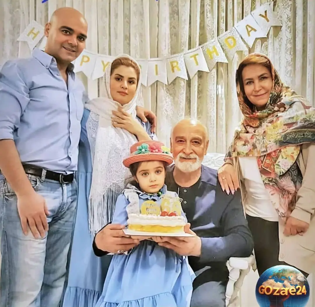 نوه محمود پاک نیت با چشمان رنگی و زیبایی بی‌نظیر، ستاره جدید خانواده و مدلینگ آینده کشور!