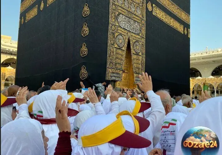 لحظات معنوی و دیدنی بازیگران و سلبریتی‌ها در مکه و تن‌پوش لباس احرام + عکس‌های اختصاصی