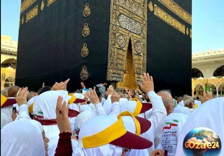 لحظات معنوی و دیدنی بازیگران و سلبریتی‌ها در مکه و تن‌پوش لباس احرام + عکس‌های اختصاصی