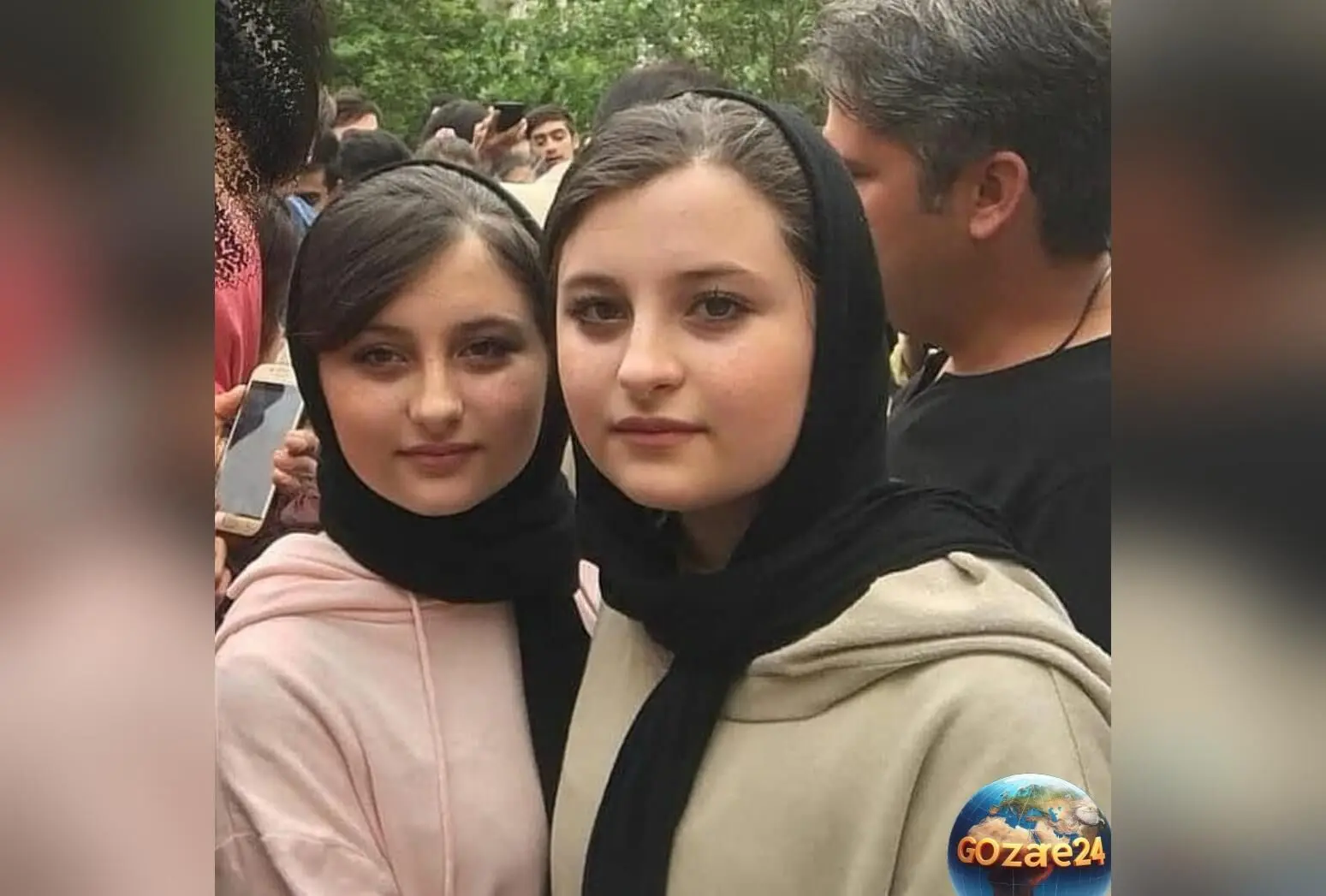 سارا و نیکا فرقانی در پایتخت با تغییر چهره و حجاب کامل + عکس و پیام انگیزشی