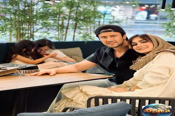 همسر شاهرخ استخری در خانه قدیمی و نوستالژیک در ایران با عکس سلفی قدیمی و شومینه خاطره‌انگیز