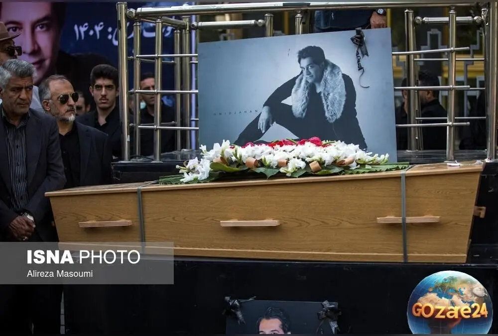 حضور احساسی و دلگرم‌کننده هنرمندان در مراسم خاکسپاری امید جهان؛ واکنش‌های تماشایی هومن حاجی‌عبداللهی، شهربانو منصوریان و دیگر چهره‌ها