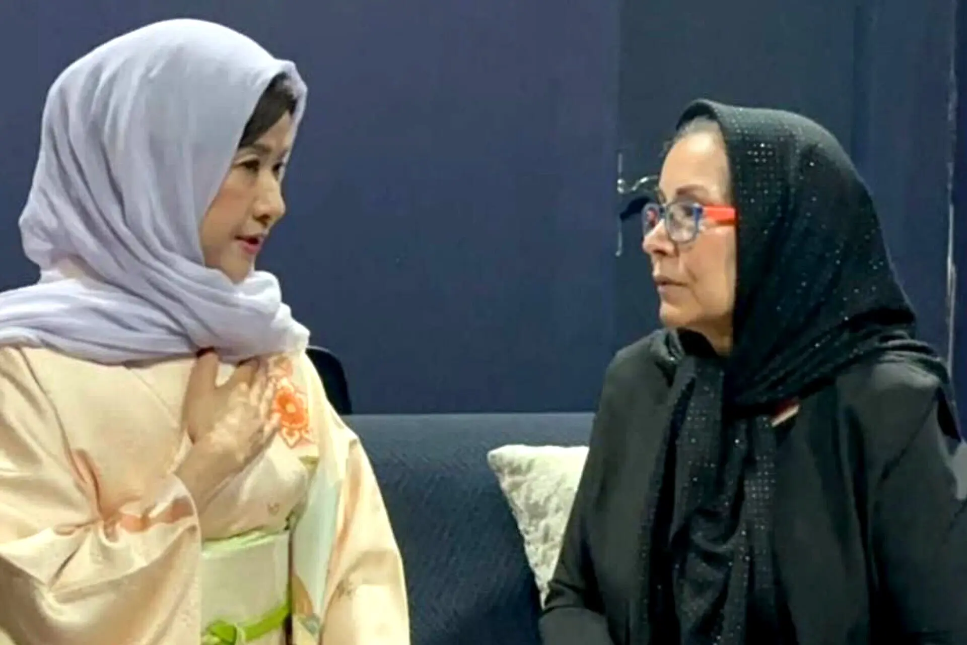 دیدار «اوشین» با دوبلور ایرانی‌اش مریم شیرزاد