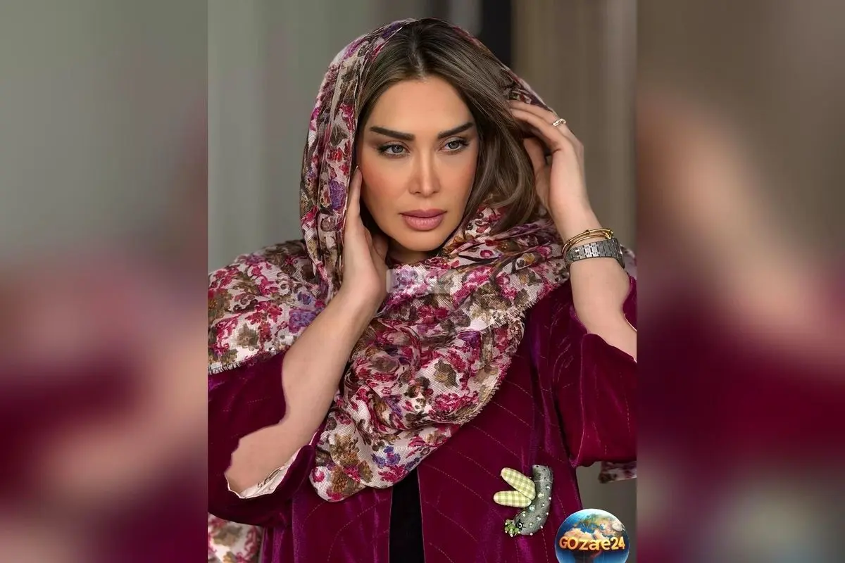 سلفی کلوزآپ سارا منجزیپور با میکاپ غلیظ و جذاب + نگاهی به چهره ناز و ملیحه او