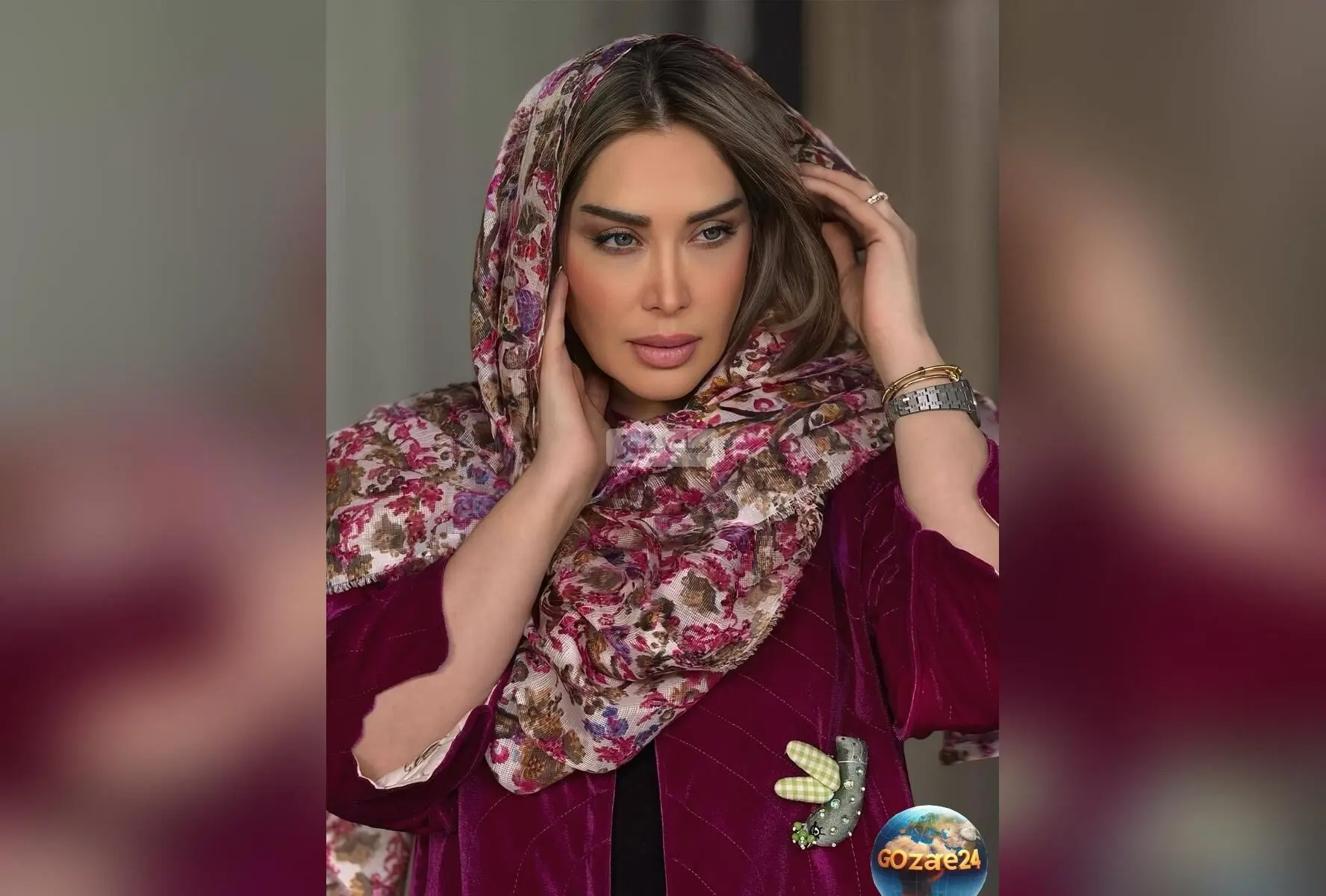 سلفی کلوزآپ سارا منجزی‌پور با میکاپ غلیظ و جذاب + نگاهی به چهره ناز و ملیحه او