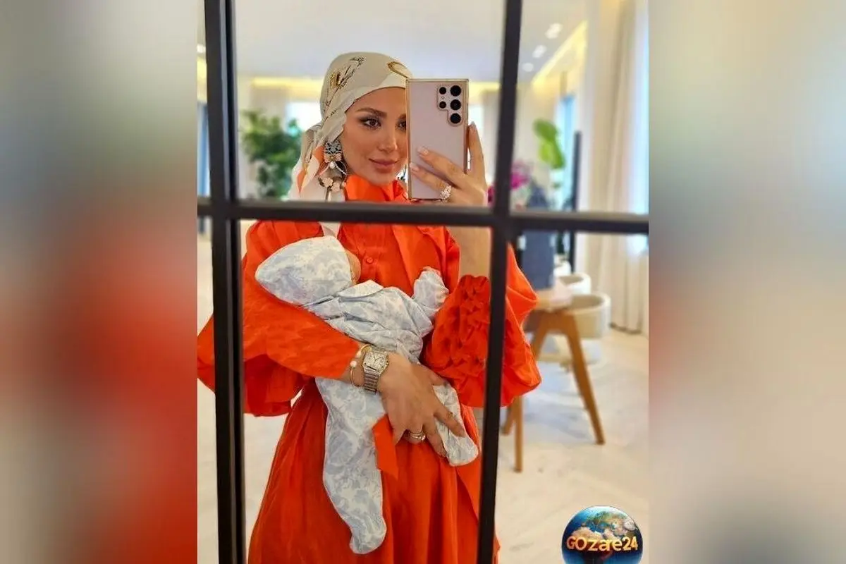 تصاویر جدید مینا مختاری از تخت خواب نوزادی شیک پسر، رونمایی از عروسک ببعی بامزه و سلیقه بینظیر در سیسمونی کودک