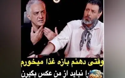 عصبانیت ایرج نوذری از طرفدارانش هنگام غذا خوردن؛ واکنش تند بازیگر در برنامه رک مجید