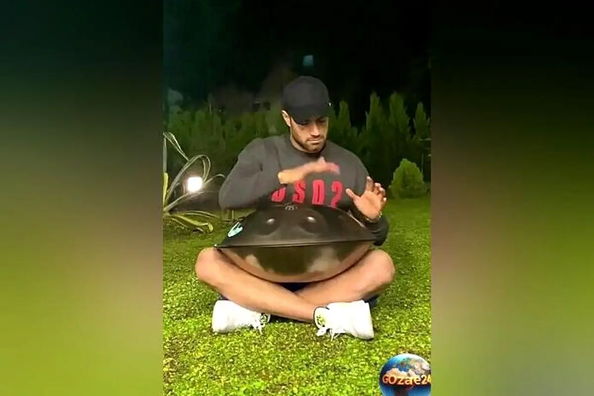 مرتبتی پورعلی‌گنجی، ستاره فوتبال و هنرمند چندوجهی با اجرای هنگ درام و خوانندگی زیبا در مهمانی و خلوت خانه + ویدیو