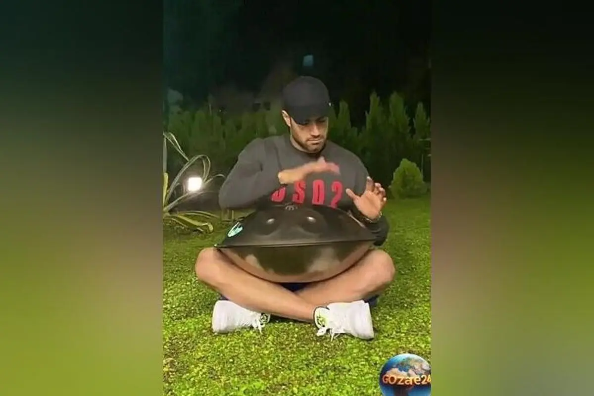 مرتبتی پورعلی‌گنجی، ستاره فوتبال و هنرمند چندوجهی با اجرای هنگ درام و خوانندگی زیبا در مهمانی و خلوت خانه + ویدیو