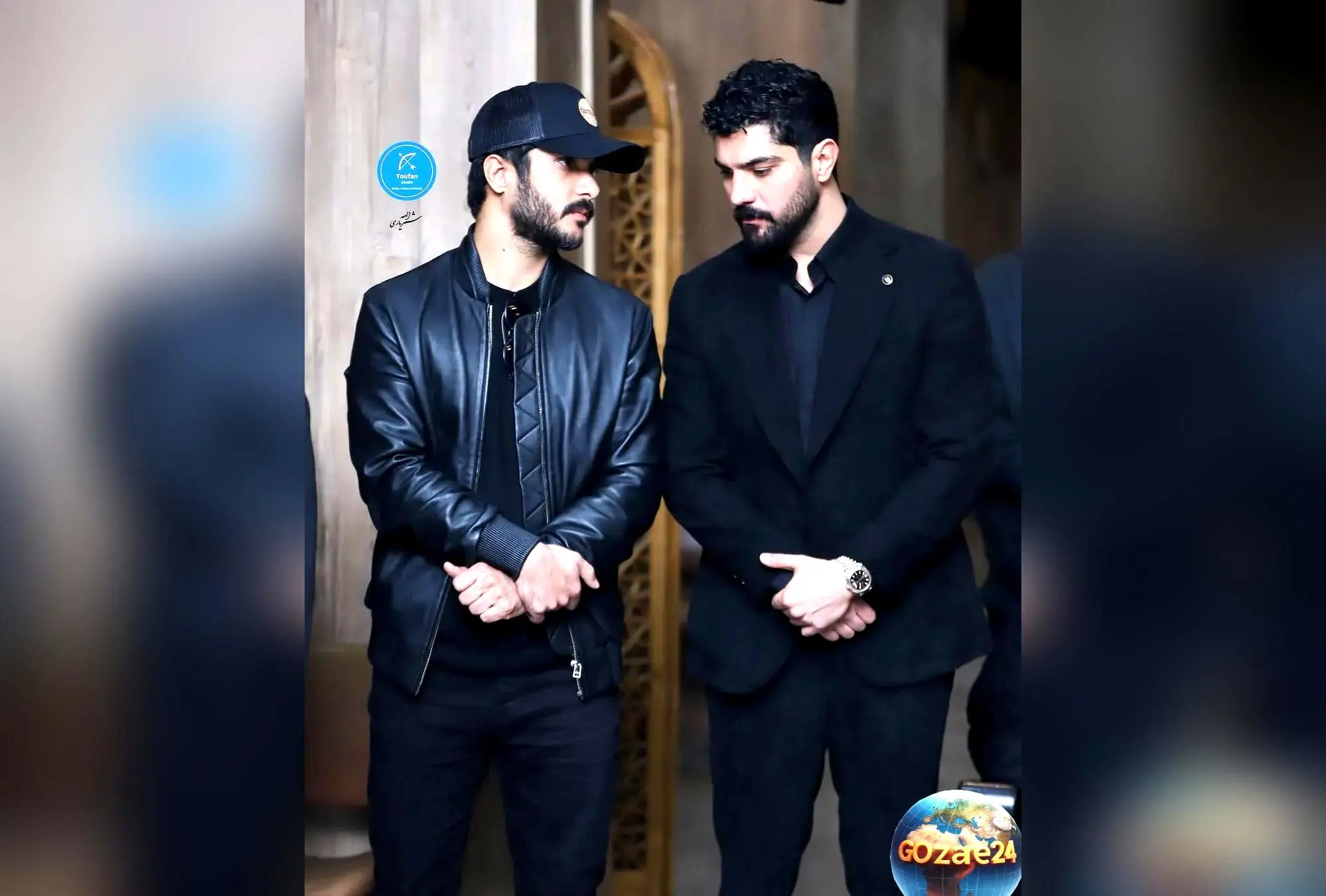 حضور غافلگیرکننده ستاره‌های سینما در مراسم وداع با مادر ساعد سهیلی و سینا مهراد + ویدیو