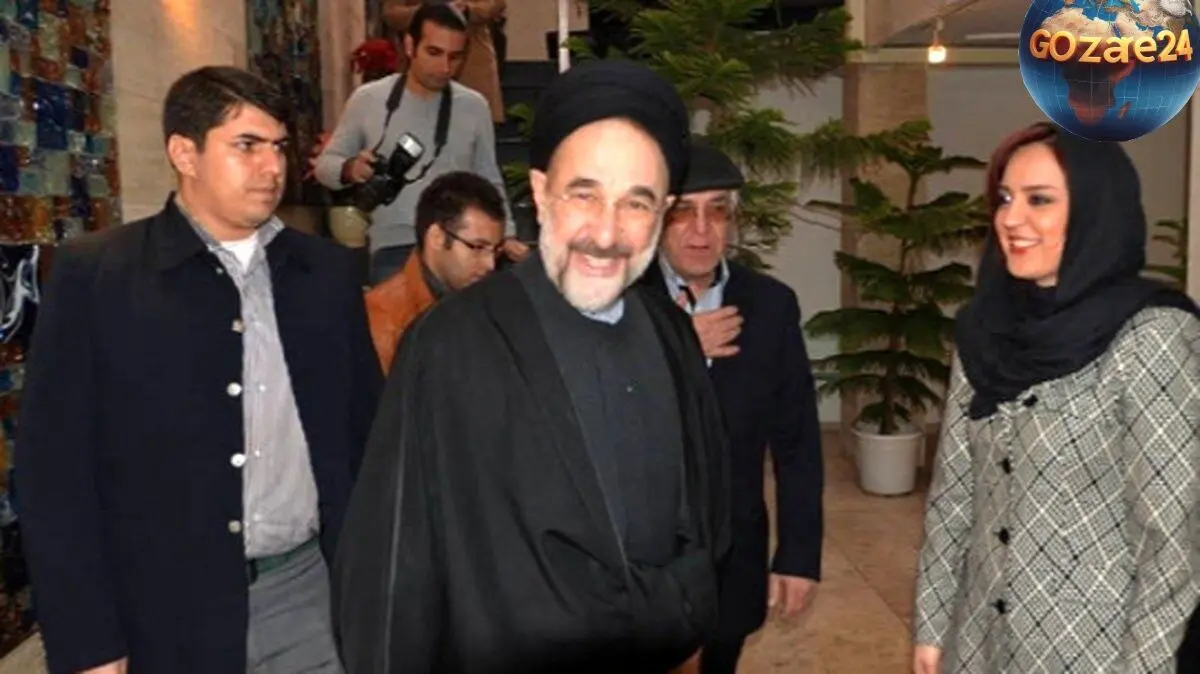 حضور سیدمحمد خاتمی در پشت صحنه نمایش «با من بستنی می‌خوری» با بازی بهاره رهنما + تصاویر نایاب