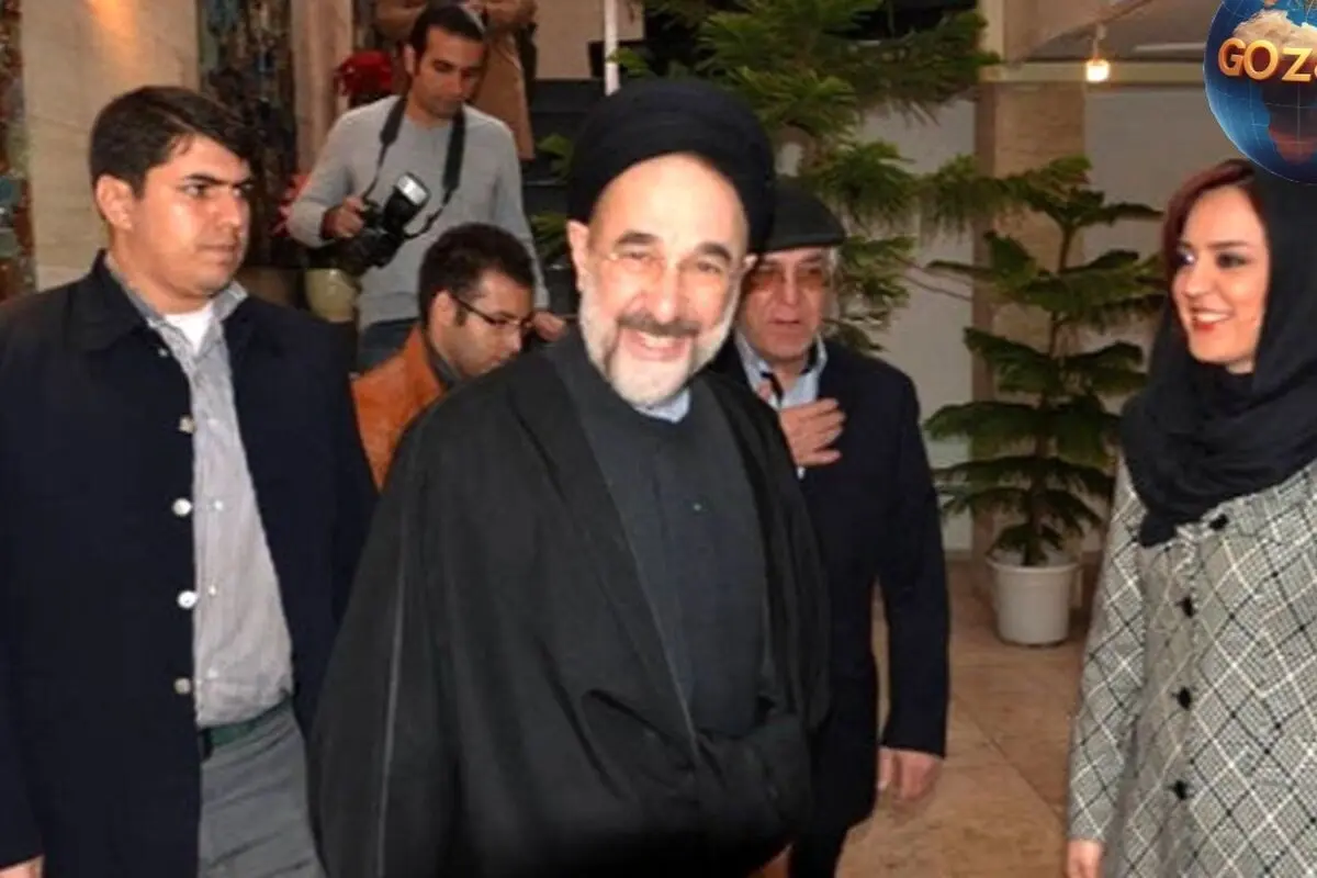حضور سیدمحمد خاتمی در پشت صحنه نمایش «با من بستنی می‌خوری» با بازی بهاره رهنما + تصاویر نایاب