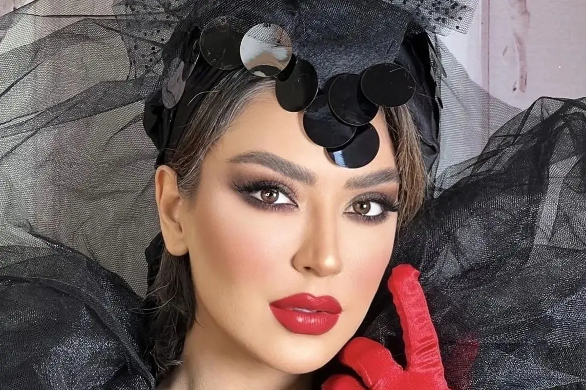 عکس جدید فریبا طالبی با میکاپ غلیظ و دلبری بینظیر در اینستاگرام