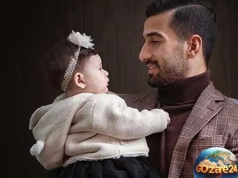 کیک تولد رنگین کمانی دختر احسان حاج صفی در کنار دریا + عکس‌های دیدنی