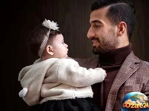 کیک تولد رنگین کمانی دختر احسان حاج صفی در کنار دریا + عکس‌های دیدنی