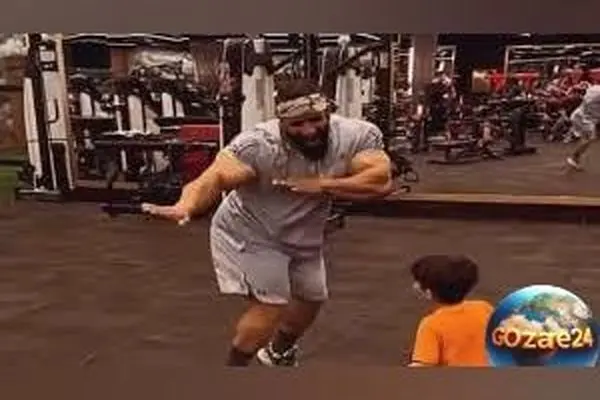 شوخی کاربران با حرکت عجیب هادی چوپان پس از تمرین + ویدئو و جزئیات زندگی ورزشکار «گرگ ایرانی»