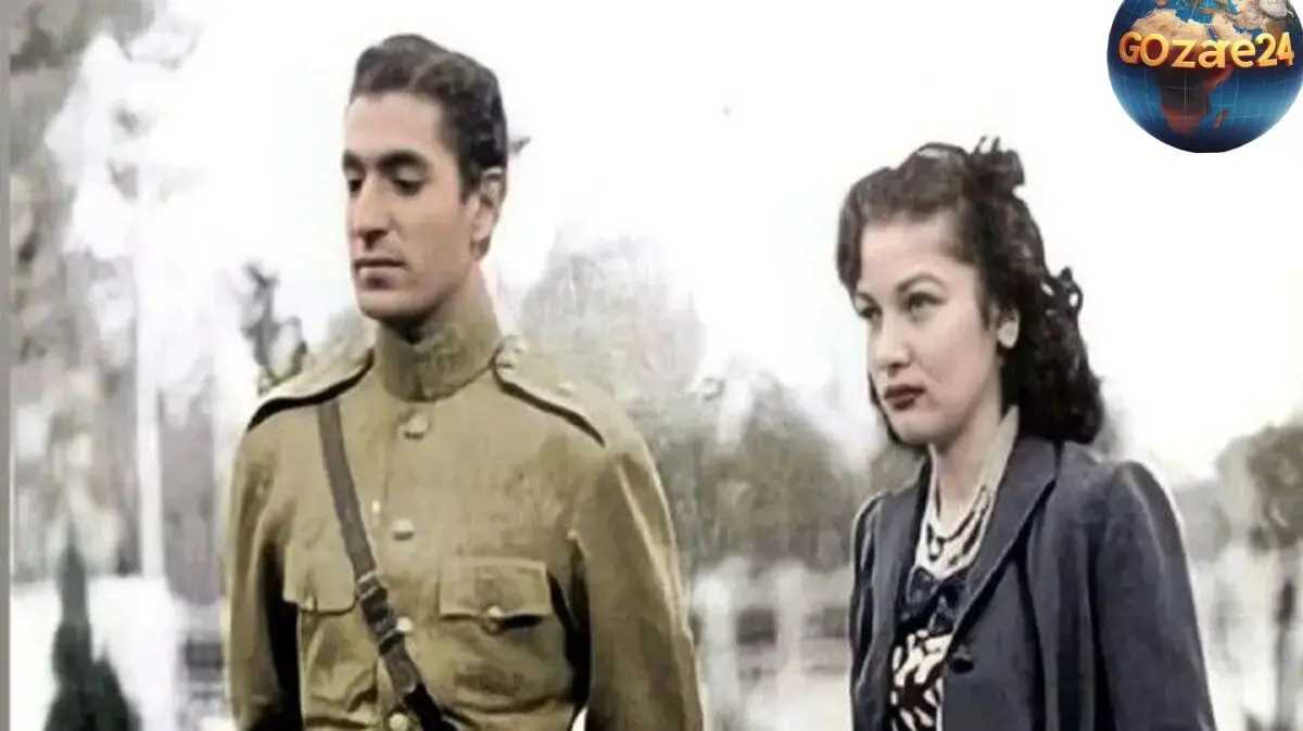 سفر به ۱۳۲۲: محمدرضا و شهناز پهلوی در استایلی شاهانه و پرنسسی