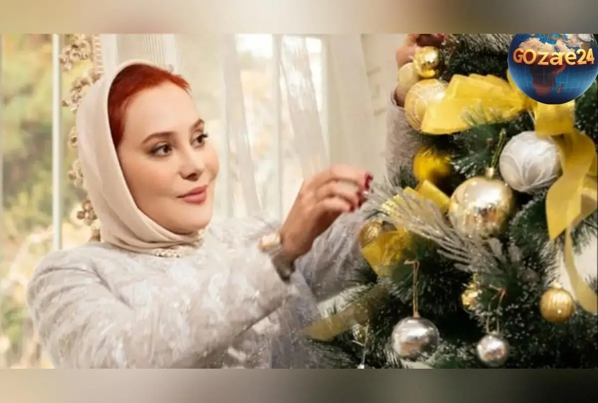 تصاویر کریسمسی هنرمندان محبوب ایران؛ آرام جعفری و مرجانه گلچین در فضای جشن و شادی