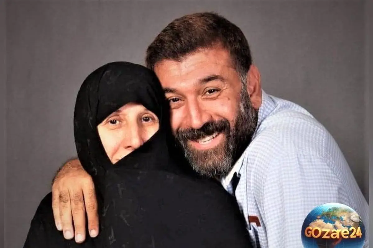 مراسم تولد علی انصاریان در خانه ابدی با حضور ننه علی و اشک‌های دلخراش + عکس