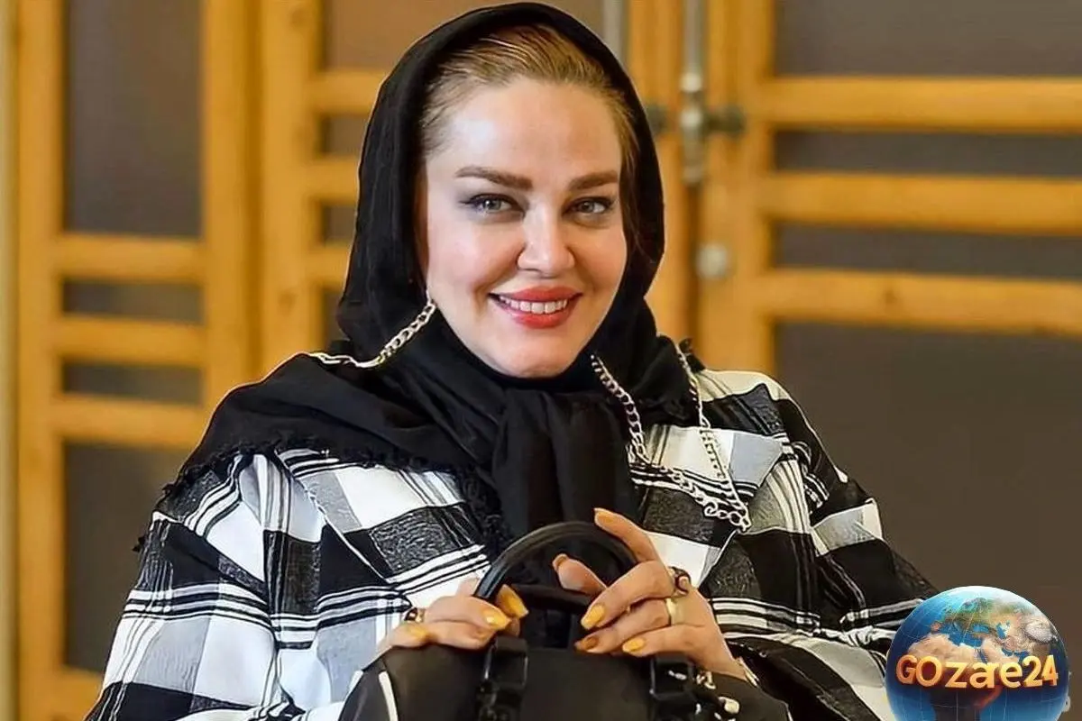 تصویر لاکچری بهاره رهنما در ساحل با تاب سواری و خنده‌های شادی