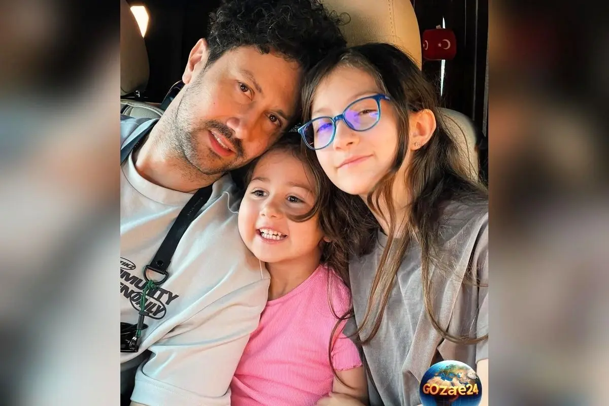 یادگاری روز پدر: نامه و کادوی پناه و نبات استخری به پدرشان در کنار عکس‌های دلنشین