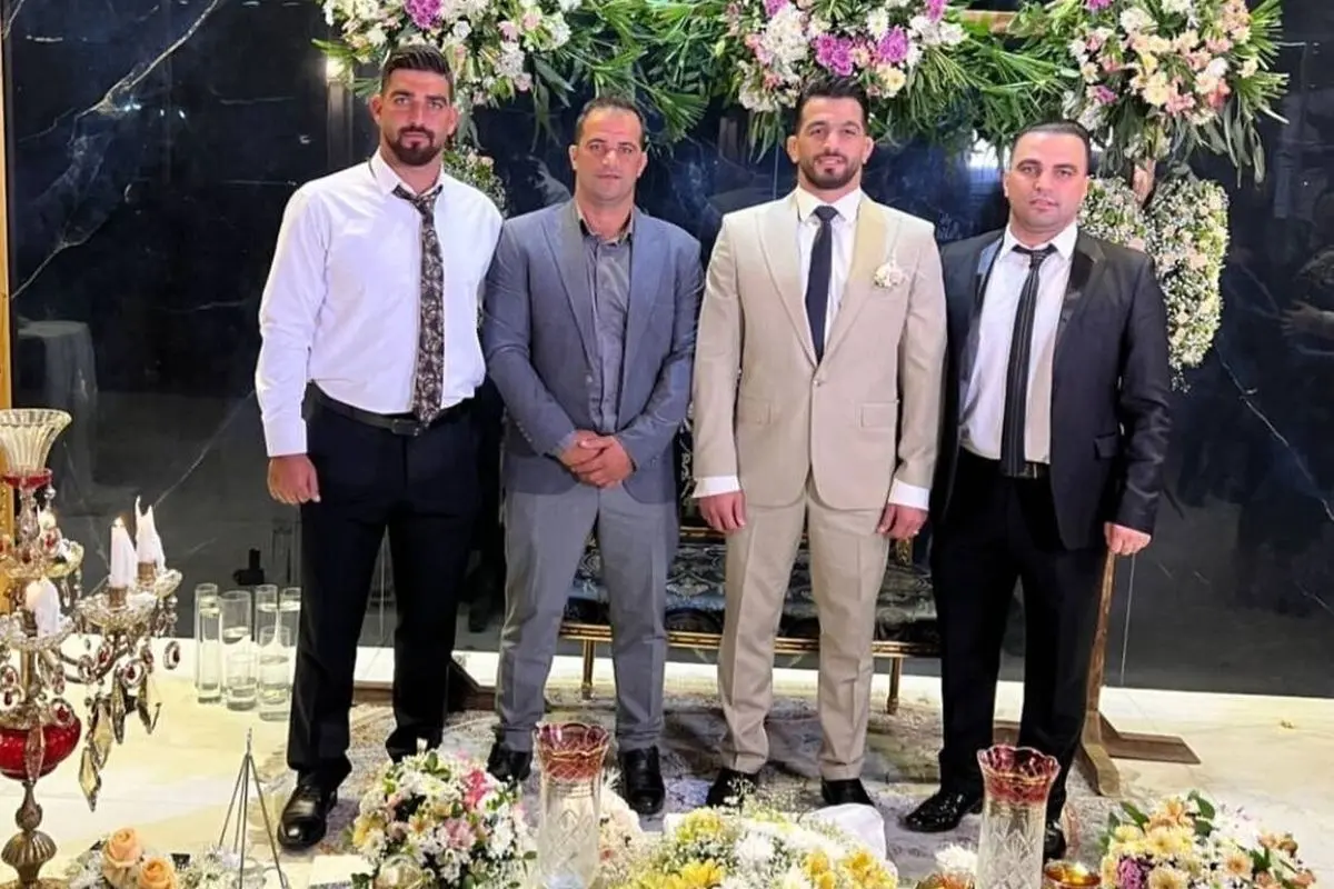 عروسی خاص حسن یزدانی؛ تصاویر لوکس و دیزاین شیک در شب جشن ازدواج کاپیتان کشتی آزاد ایران