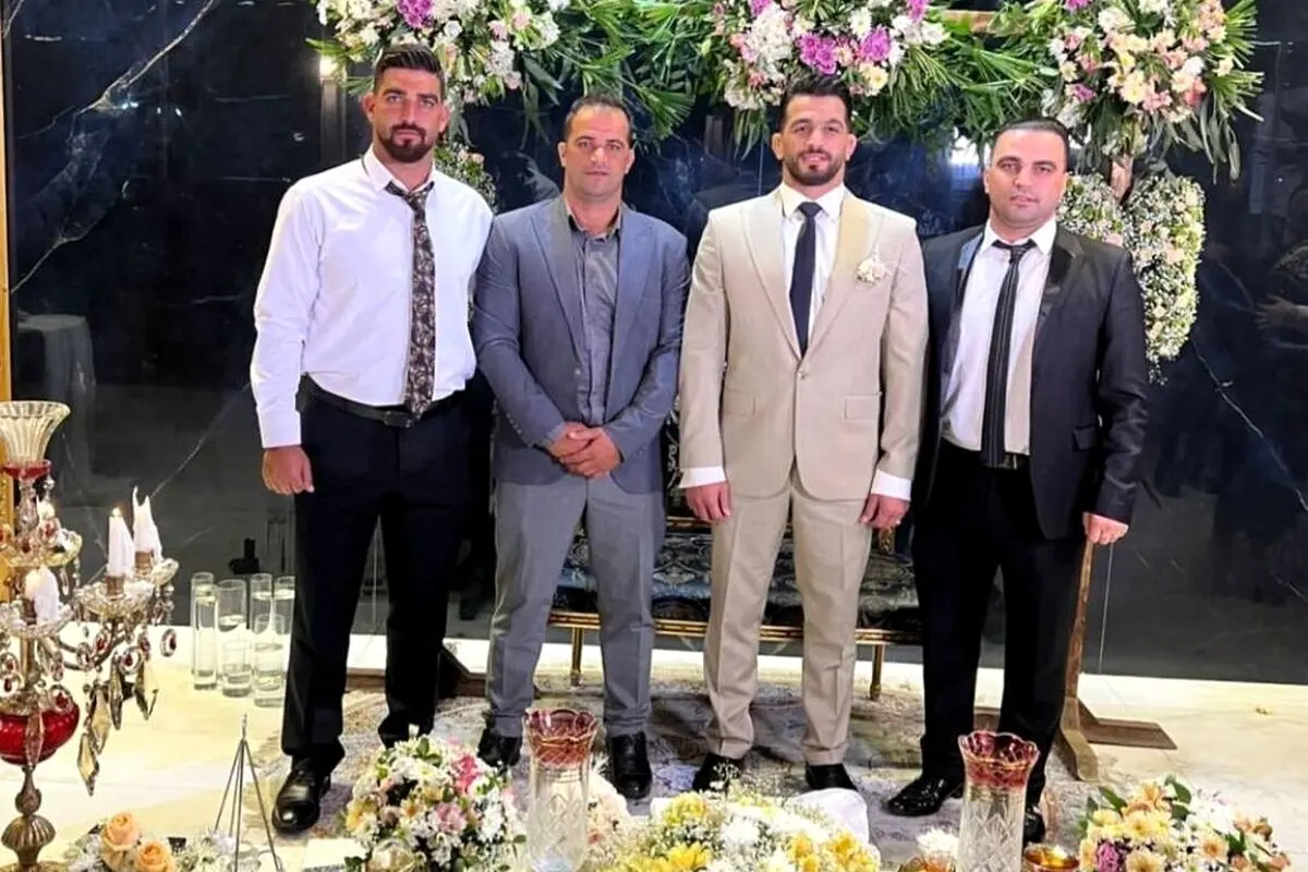 عروسی خاص حسن یزدانی؛ تصاویر لوکس و دیزاین شیک در شب جشن ازدواج کاپیتان کشتی آزاد ایران