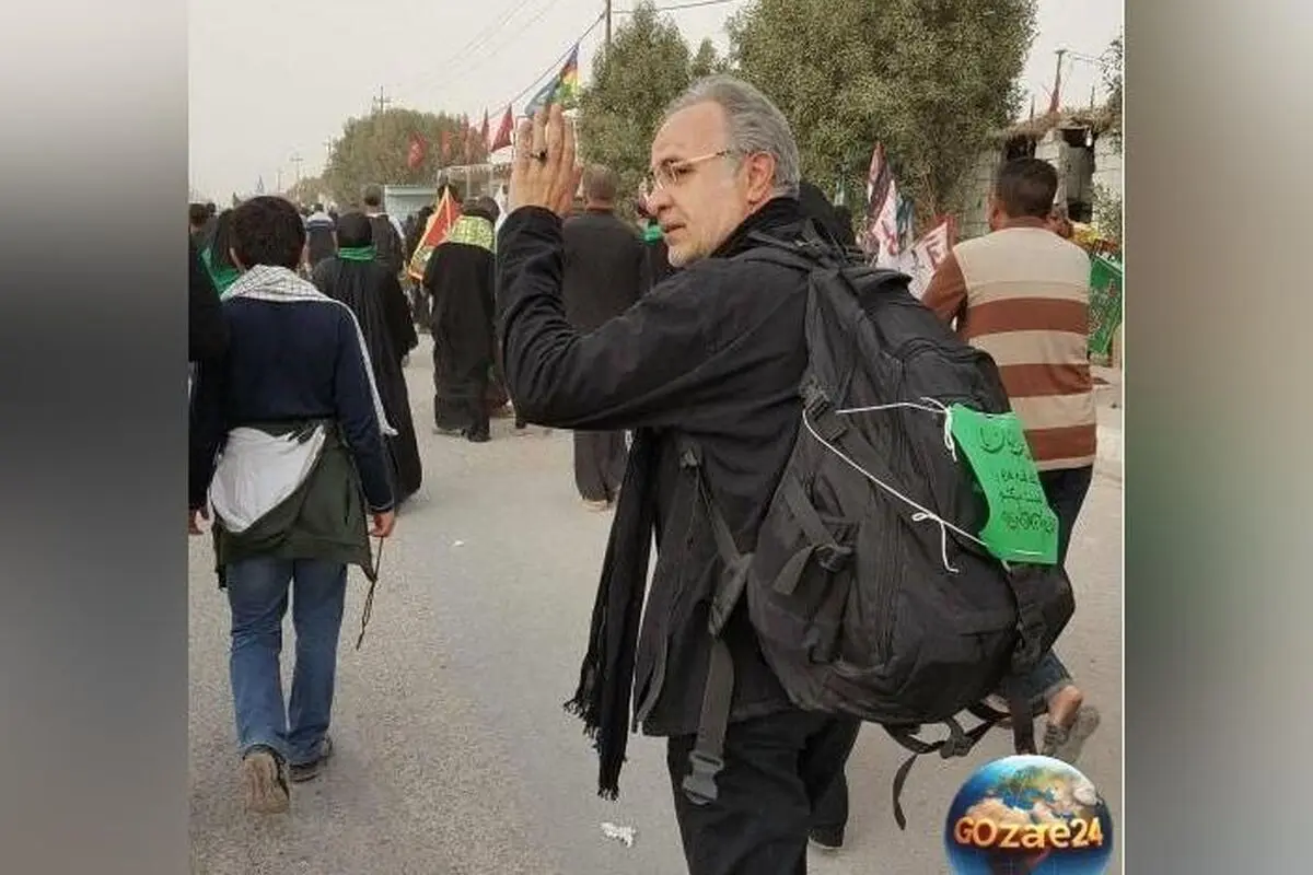 تصاویر دیدنی از حضور پرشور بازیگران و هنرمندان در مسیر پیاده‌روی اربعین از نجف تا کربلا
