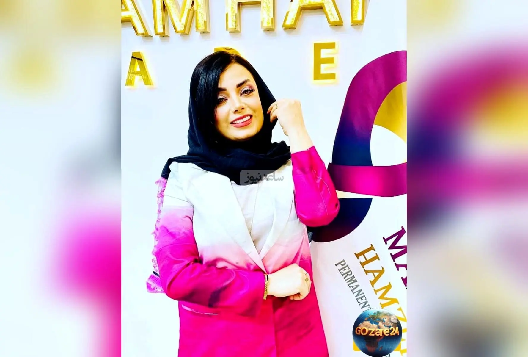 عکس جدید و شیک صبا راد در دبی با دامن کوتاه و استایل خاص