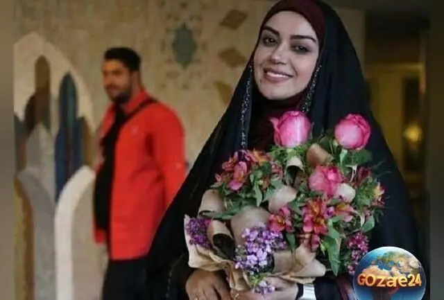 الهام چرخنده در لباس عروس و با استایل دهه ۶۰ در سریال آوای باران + تصاویر جذاب