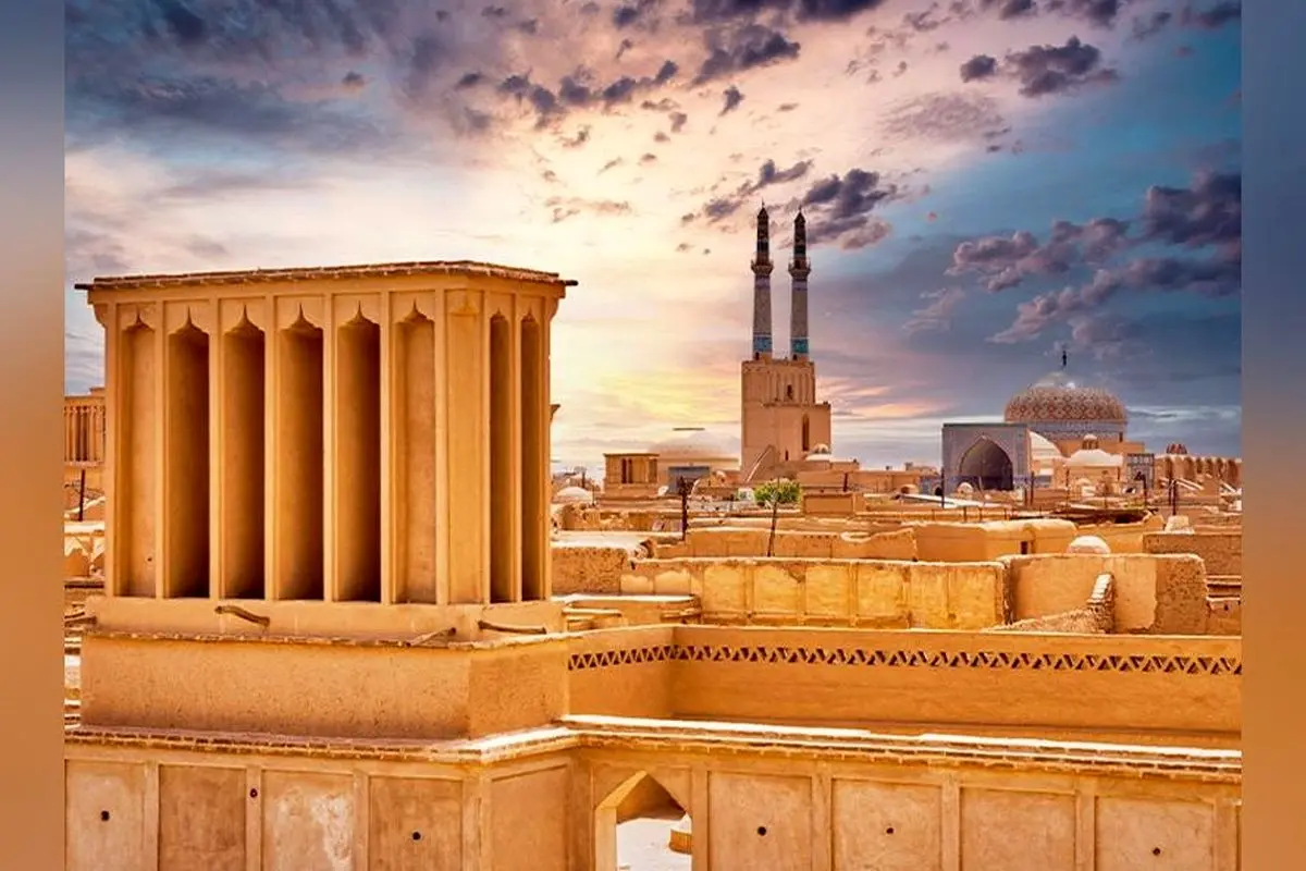 سفیر اسپانیا و همسرش در یزد از زیبایی بی‌نظیر بادگیرهای تاریخی ایرانی لذت بردند