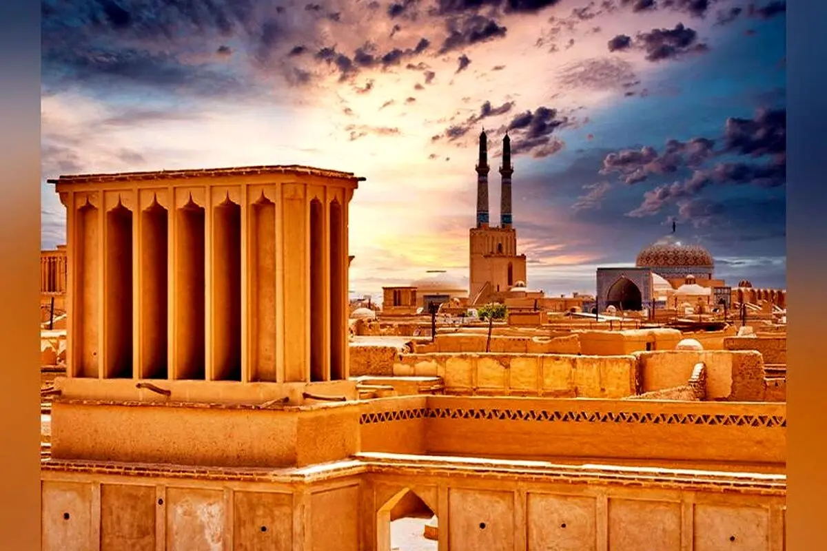 سفیر اسپانیا و همسرش در یزد از زیبایی بی‌نظیر بادگیرهای تاریخی ایرانی لذت بردند
