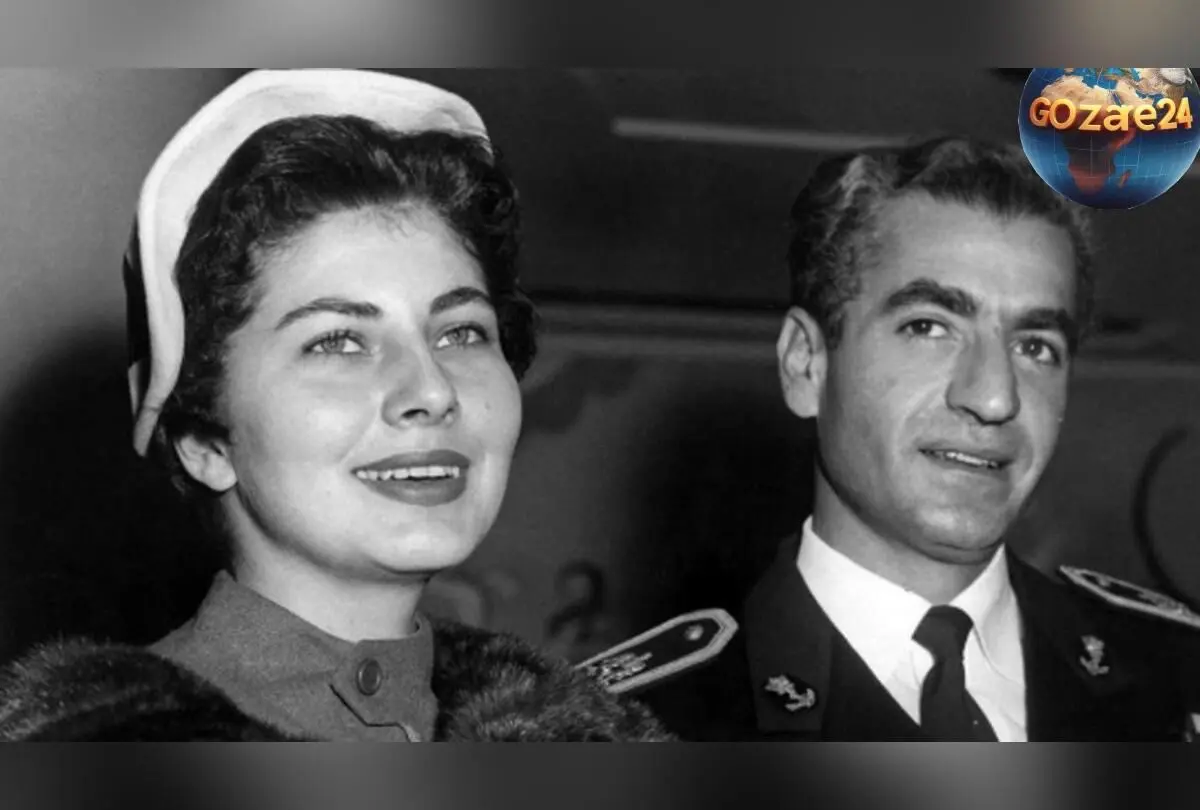 عکس نادر از سفر در زمان: محمدرضا پهلوی و ثریا در لباس عروس و دامادی در مراسم شاهانه سال 1329