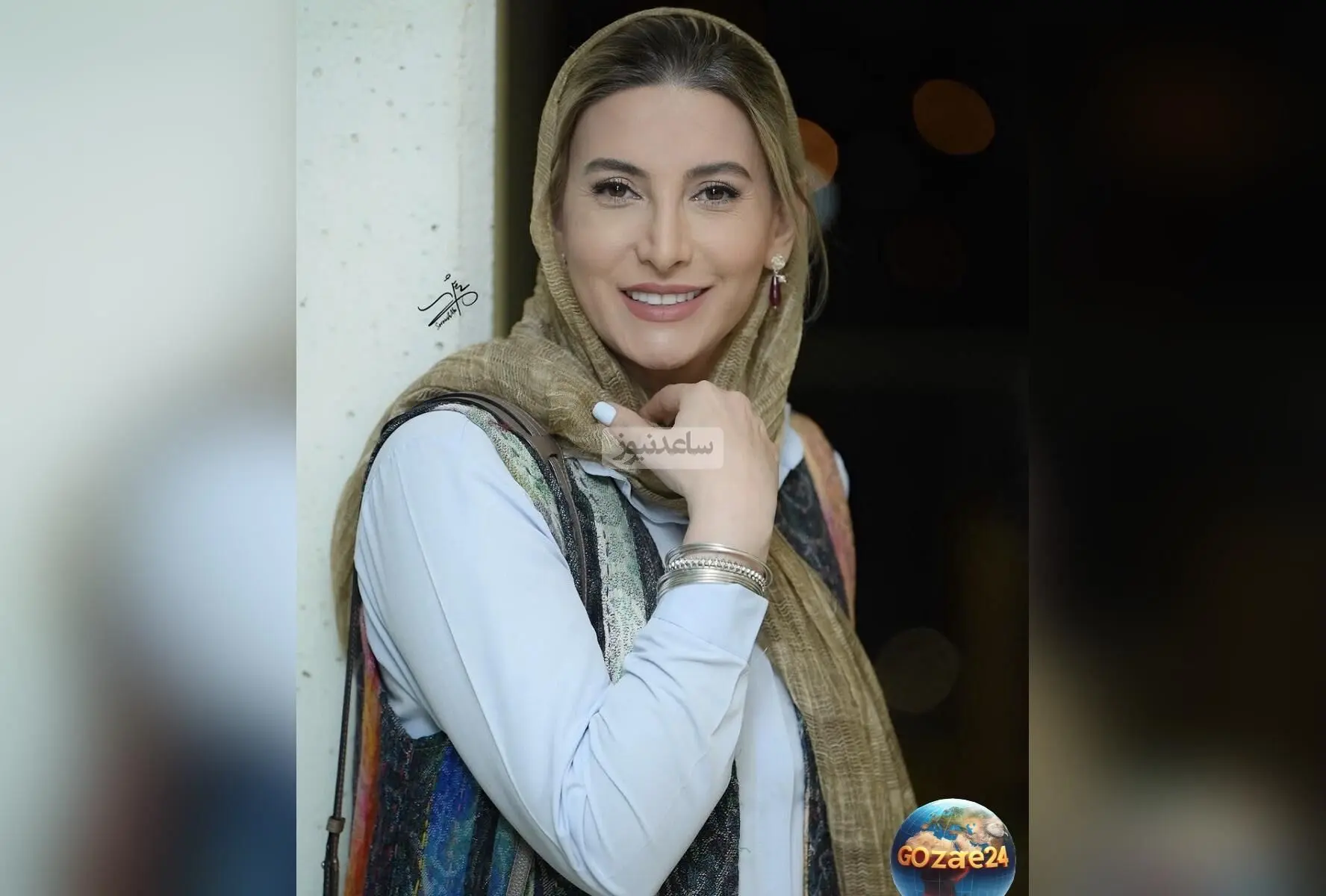 گوشواره جواهر شیک فریبا نادری برای مهمانی شام خودمانی + عکس جدید در اینستاگرام