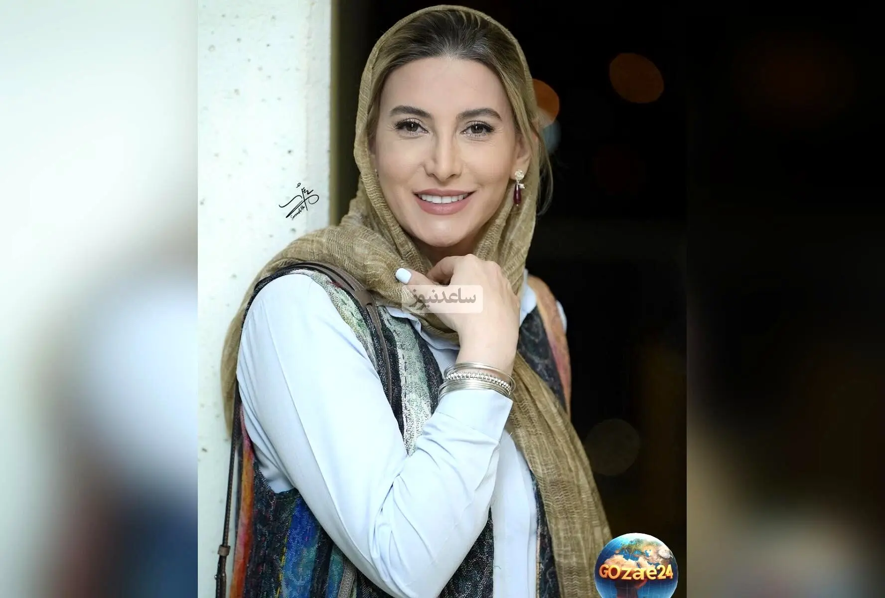 گوشواره جواهر شیک فریبا نادری برای مهمانی شام خودمانی + عکس جدید در اینستاگرام