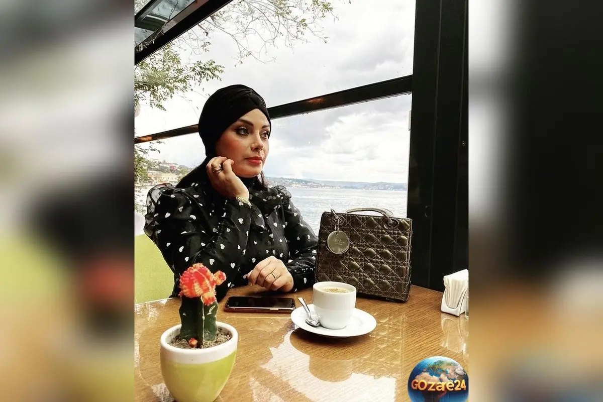 استایل دخترانه و فانتزی صبا راد با شومیز صورتی و چکیده جذاب در صفحه اینستاگرام