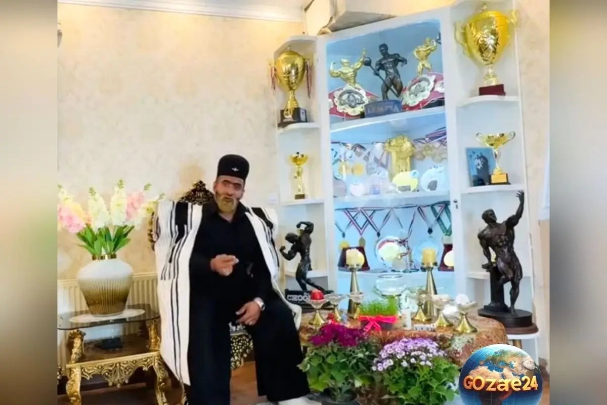 هادی چوپان در پیام نوروزی با لباس بختیاری و ریش رنگ شده: تصویری متفاوت و خاص در جشن سال نو