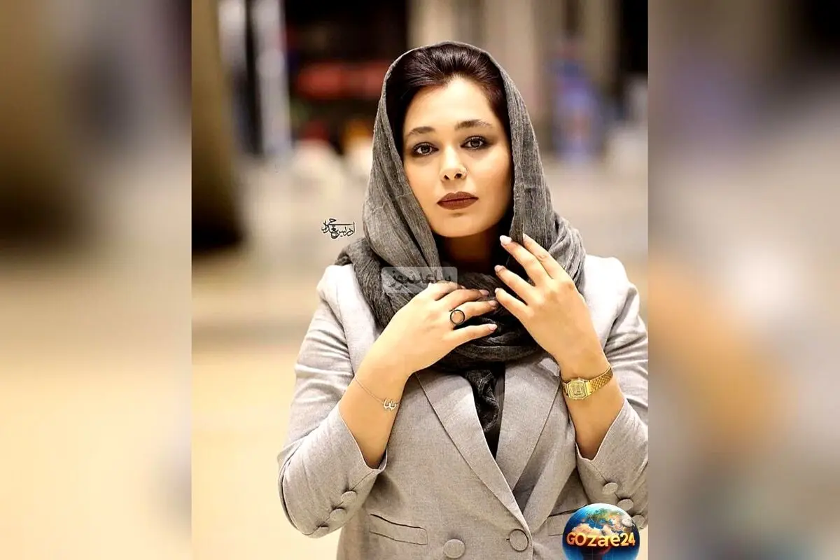 سانیا سالاری با لباس مشکی جذاب و منشوری جنجالی در فضای مجازی!