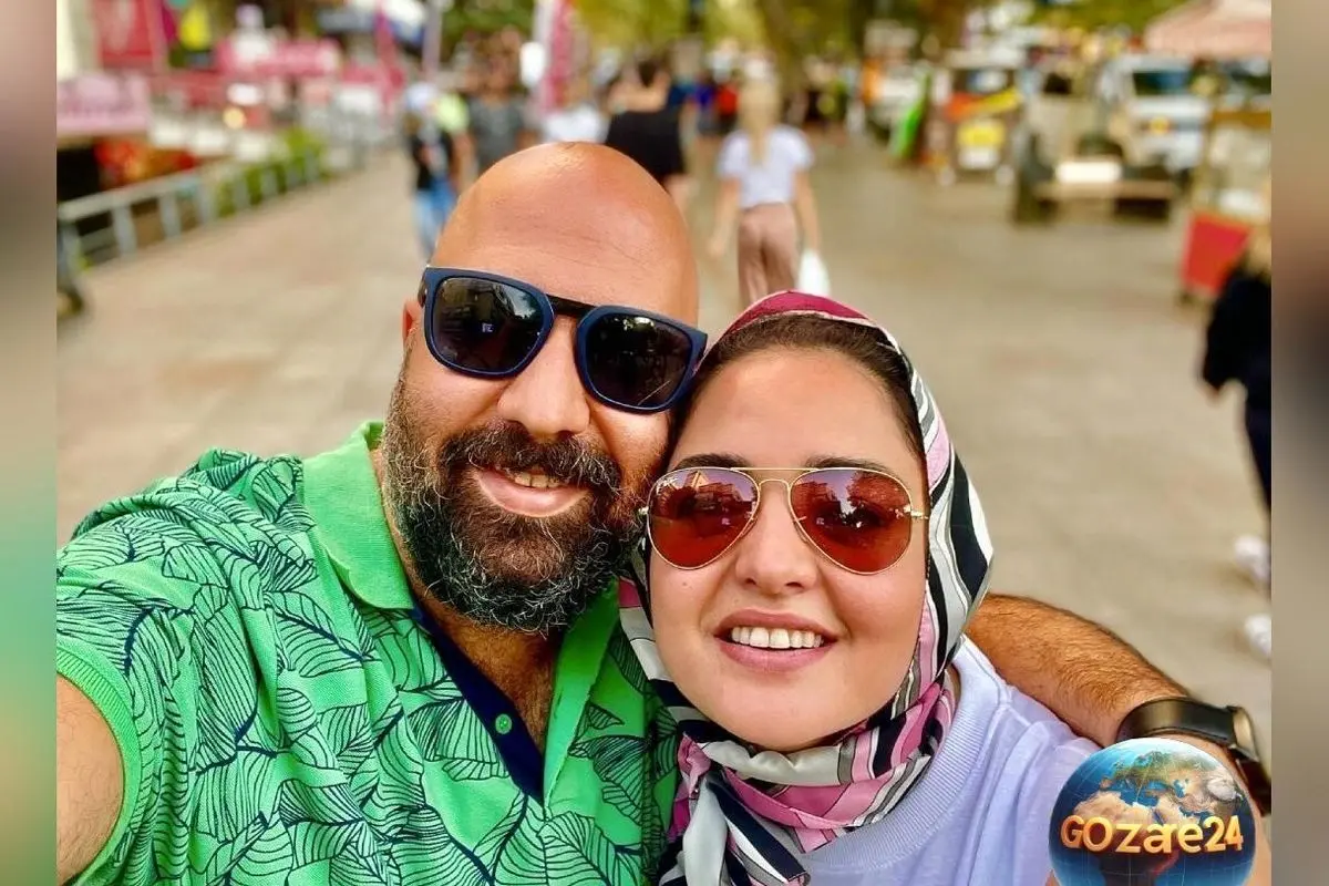 عکس دیدنی و جذاب علی اوجی و دختر سام درخشانی، همسر نرگس محمدی و لحظه‌های بانمک خانوادگی