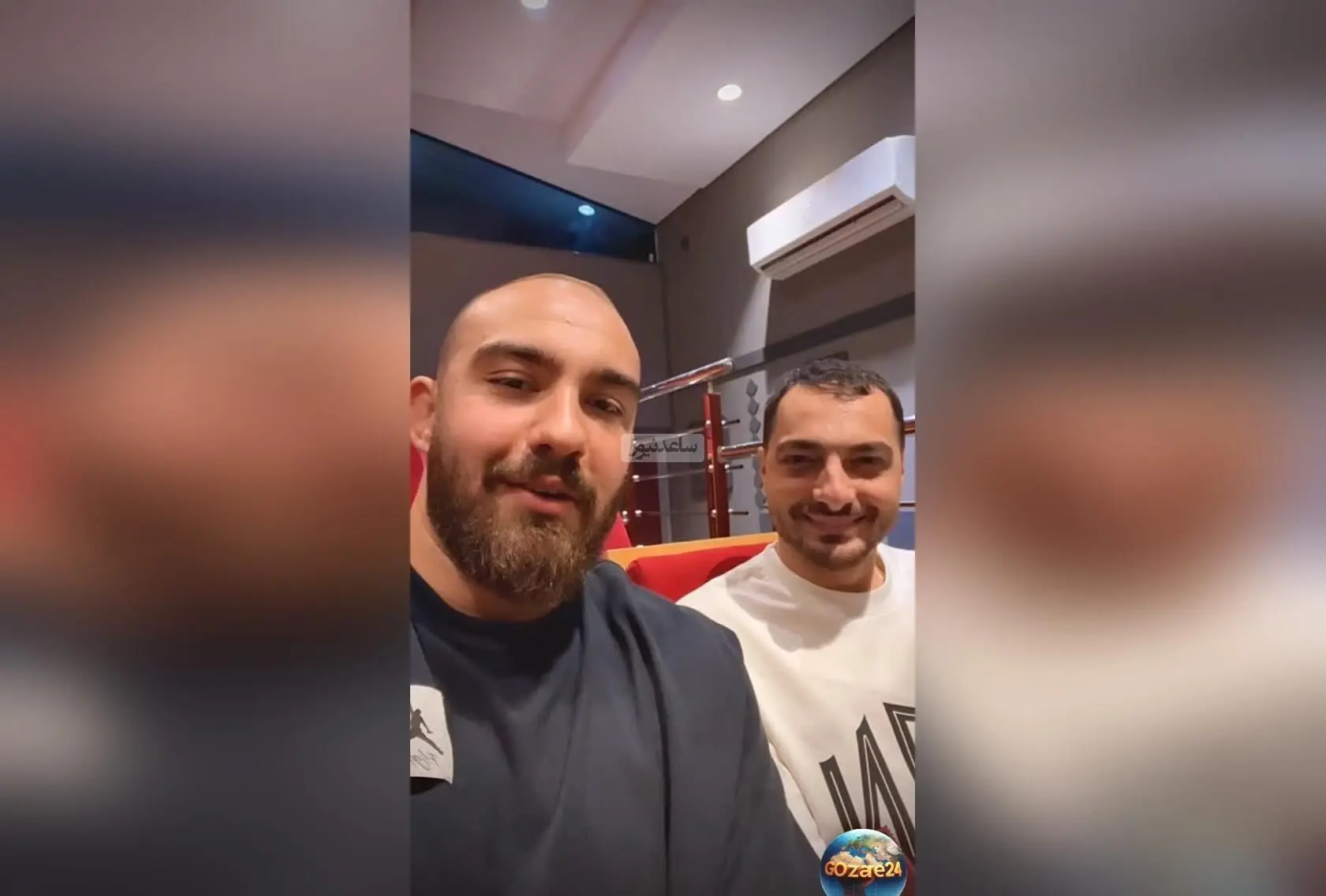 کامران قاسم‌پور در سینما برای تماشای فیلم «مجنون» + دعوت به سینما و اخبار ورزشی
