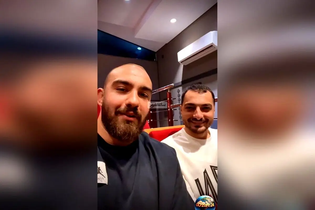 کامران قاسم‌پور در سینما برای تماشای فیلم «مجنون» + دعوت به سینما و اخبار ورزشی