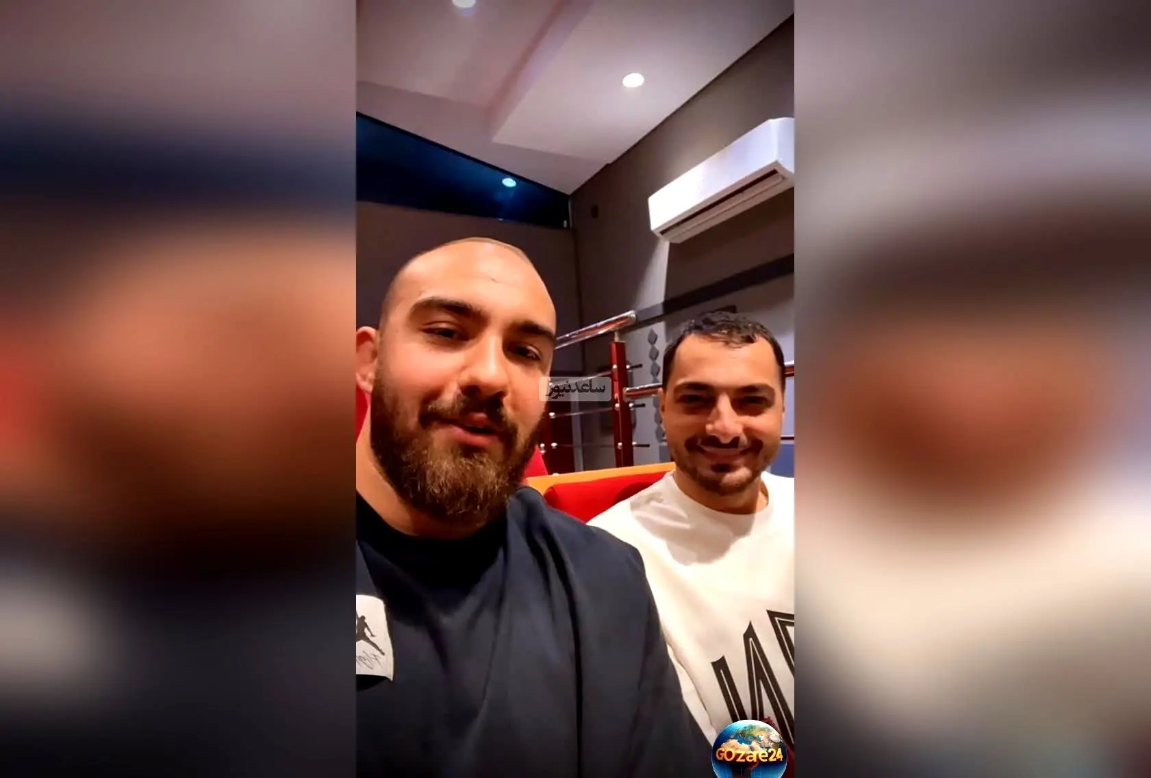 کامران قاسم‌پور در سینما برای تماشای فیلم «مجنون» + دعوت به سینما و اخبار ورزشی