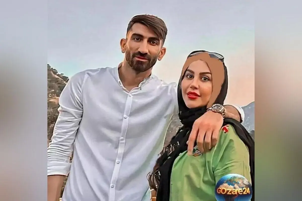 تصویر دیدنی از کیک تولد سفارشی با تزیین شکلات 3 بعدی و گل‌های طبیعی اکرم بانو همسر علیرضا بیرانوند + داستان زندگی و عشق زوج فوتبالیست