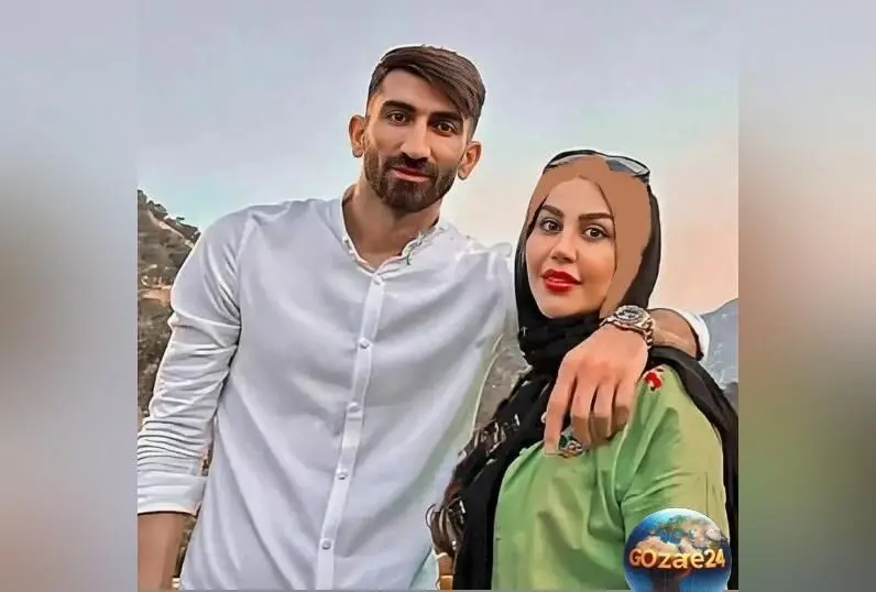 تصویر دیدنی از کیک تولد سفارشی با تزیین شکلات 3 بعدی و گل‌های طبیعی اکرم بانو همسر علیرضا بیرانوند + داستان زندگی و عشق زوج فوتبالیست