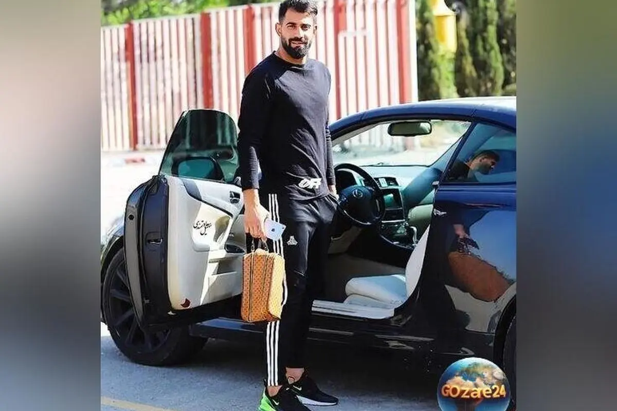 ورود تاریخی حسین کنعانی‌زادگان با خودرو لاکچری به باشگاه پرسپولیس + ویدیو دیدنی