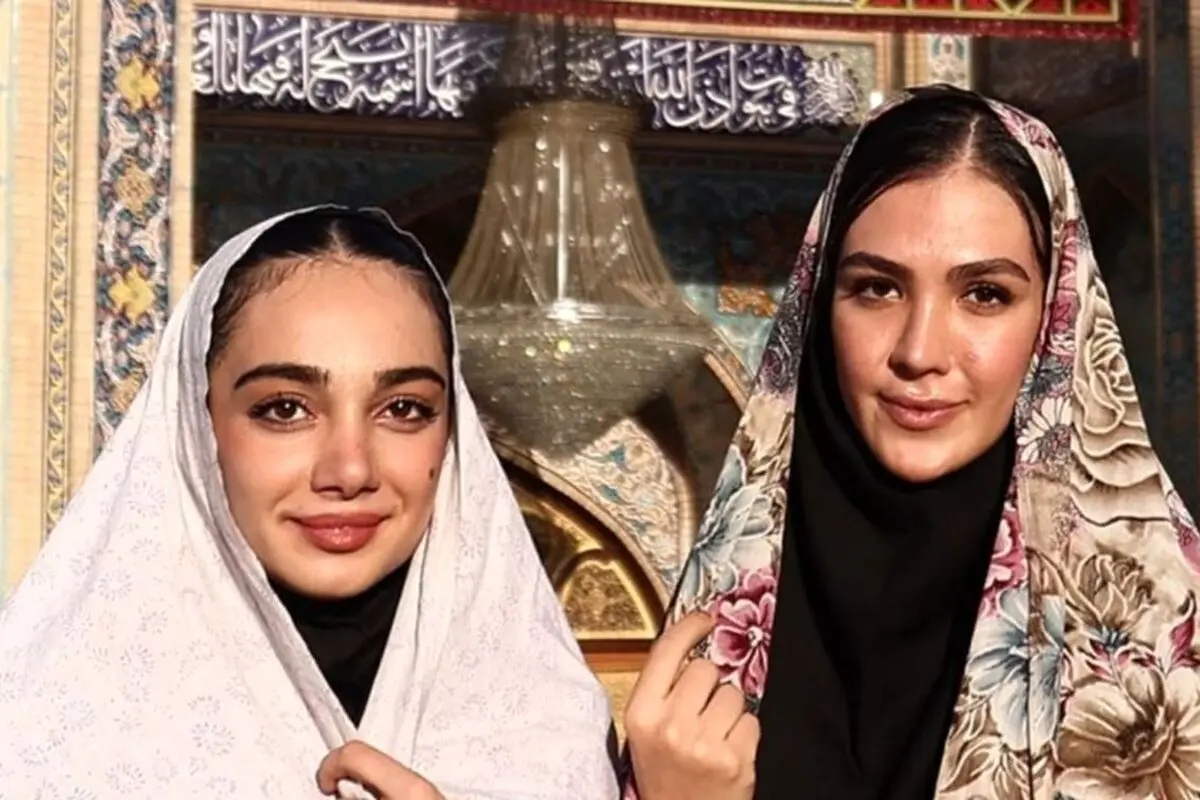 تصاویر دیدنی از حضور تیم ملی والیبال بانوان در امام زاده صالح قبل از سفر به ویتنام